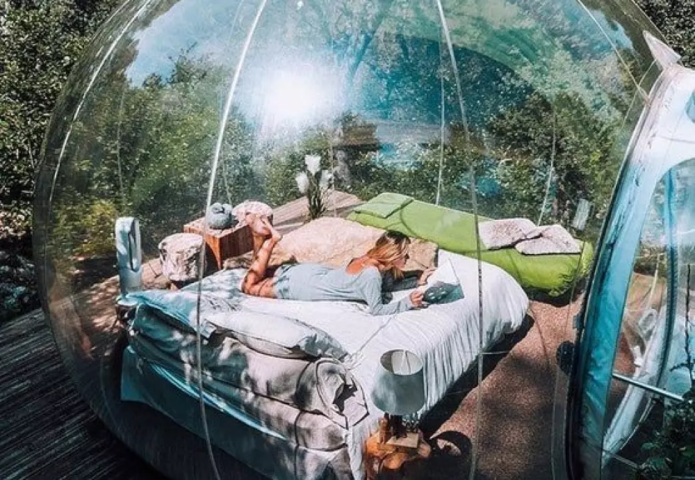 bubble tent picnic